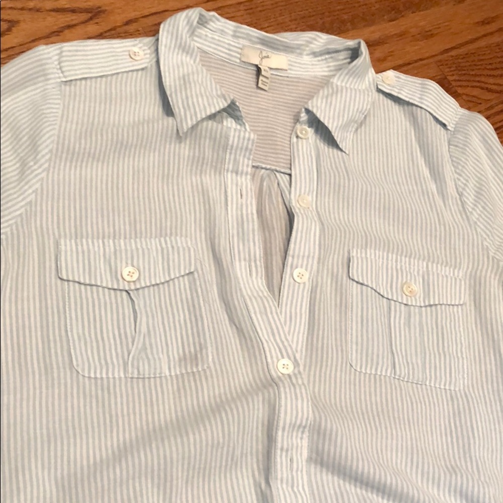 JOIE button down top